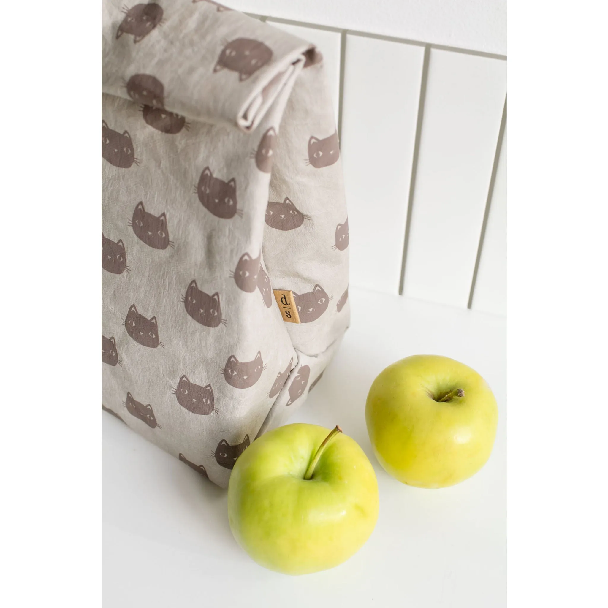 Meow Meow Paper Kraft Lunch Bag