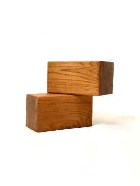 Mini Cedar Yoga Block/ Handstand Block