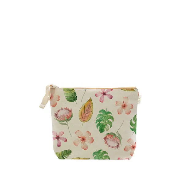 Mixed Flowers Cosmetic Bag, Small