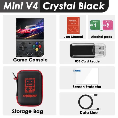 MIYOO MINI V4 Handheld Game Console Linux System 2.8'' IPS Screen