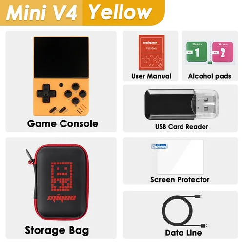 MIYOO MINI V4 Handheld Game Console Linux System 2.8'' IPS Screen