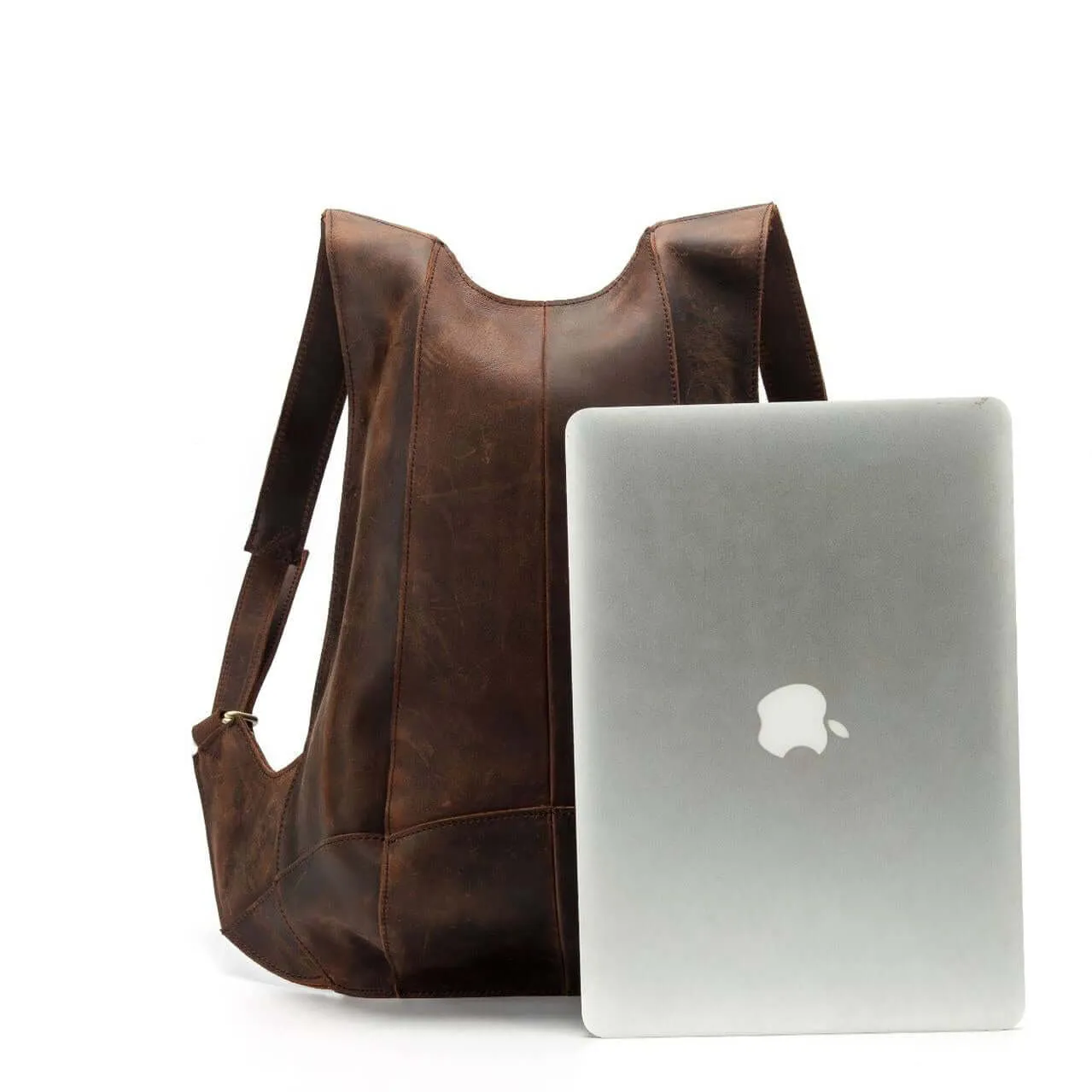 Natural Leather Backpack for Women / Genuine Leather Bag