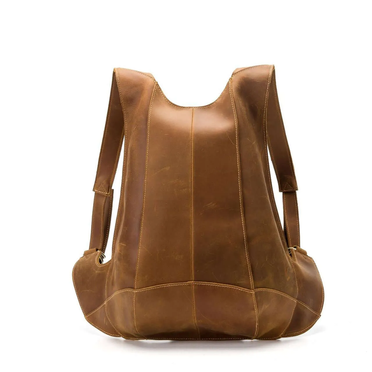 Natural Leather Backpack for Women / Genuine Leather Bag