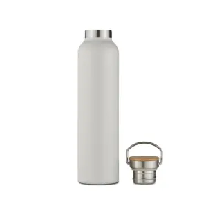 Natural Life Bottle with Bamboo Lid 750ml Stone