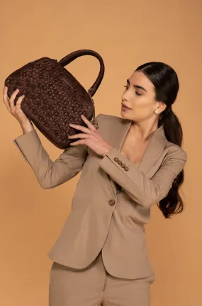 Orleans Padded Weave Bowler Bag