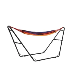 Outdoor Leisure Tropical Hammock and Frame - Stripe