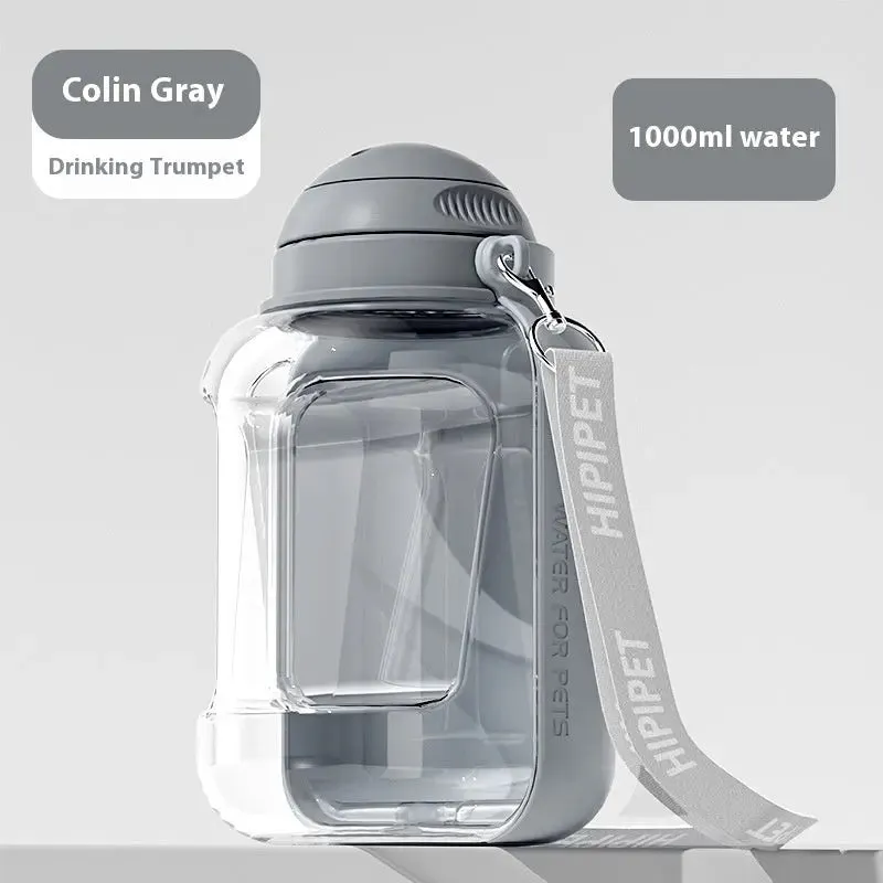 Outdoor Pet Drinking Pot - 2 In 1 Large Capacity Pets Water Dispenser