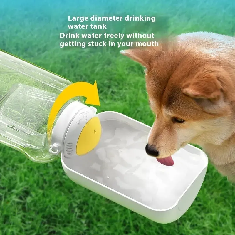 Outdoor Pet Drinking Pot - 2 In 1 Large Capacity Pets Water Dispenser