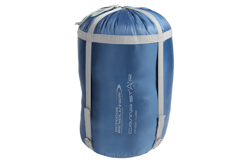 Outdoor Revolution Camp Star 400 Single Sleeping Bag - Blue