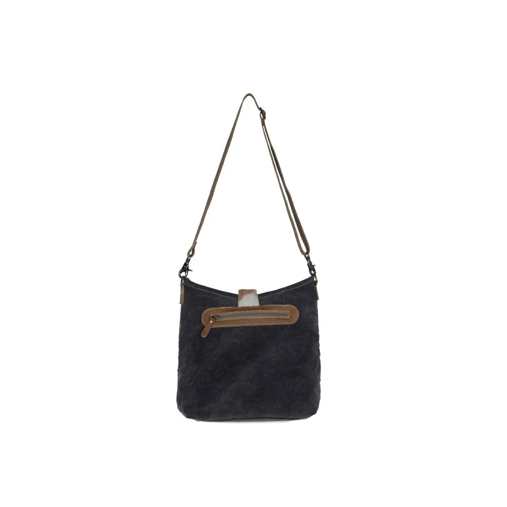 Placid Leather & Canvas Crossbody