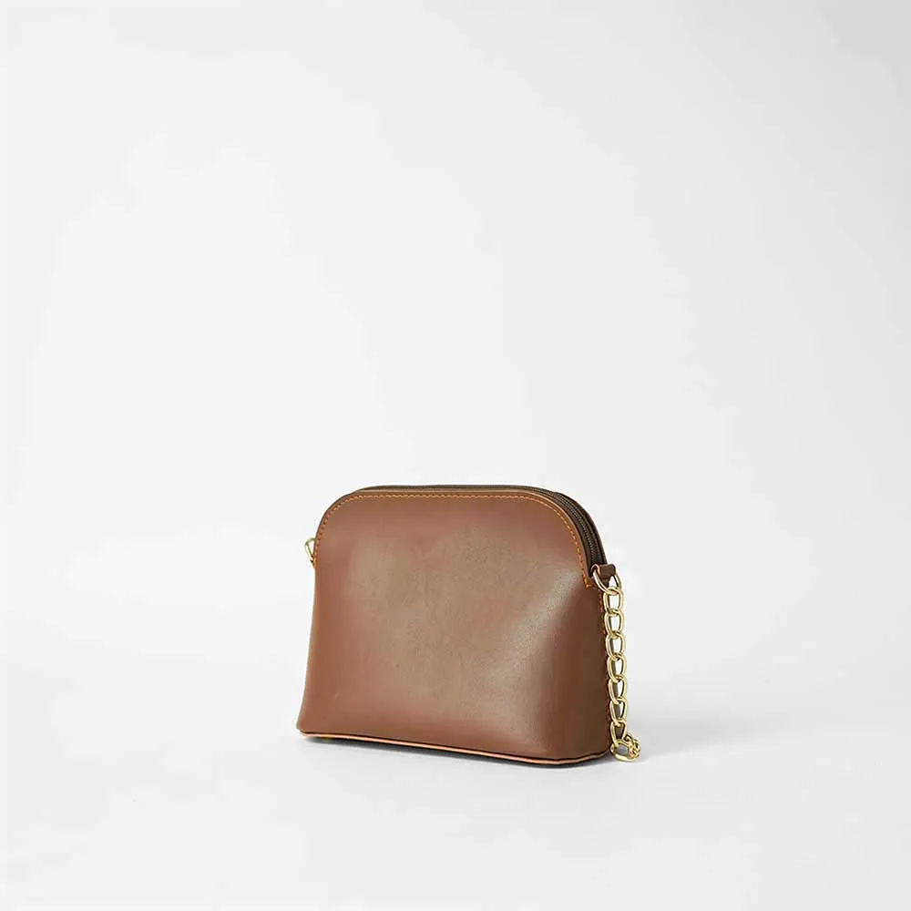 Pouch Size Shoulder Bag Brown