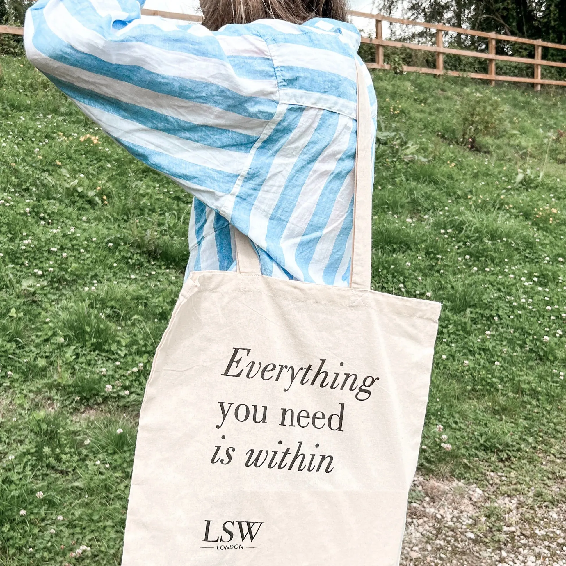 " Everything You Need Is Within " Cotton Tote Bag