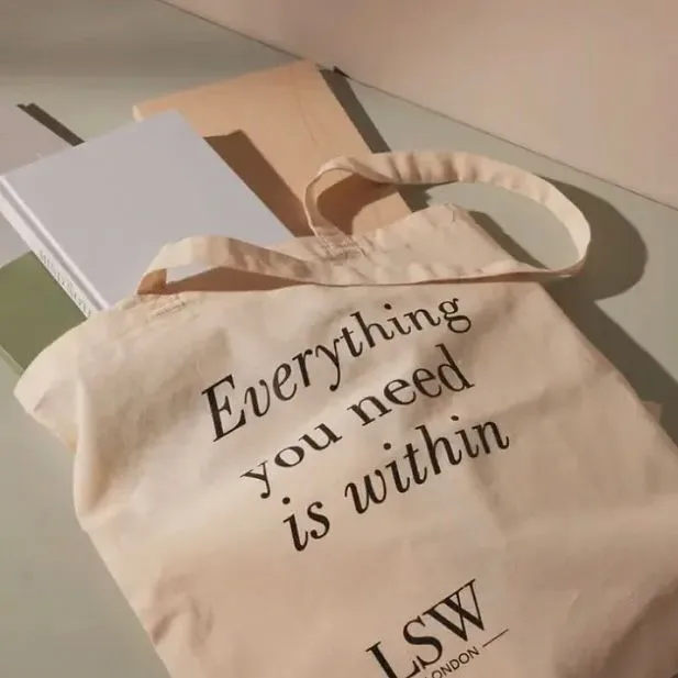 " Everything You Need Is Within " Cotton Tote Bag