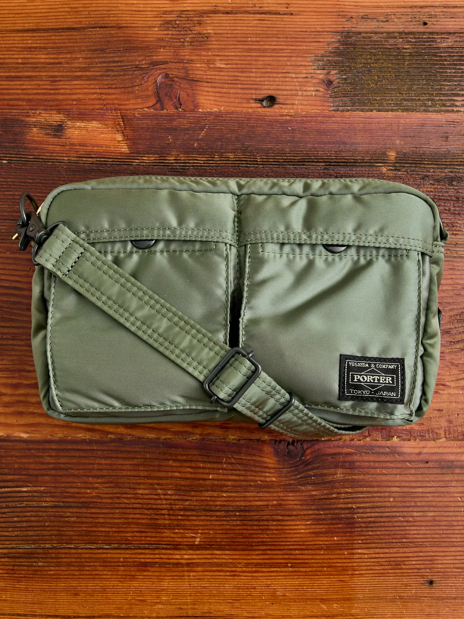 "Tanker" Shoulder Bag (S) in Sage Green