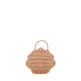 Rattan shell bag - Rose - Olli Ella