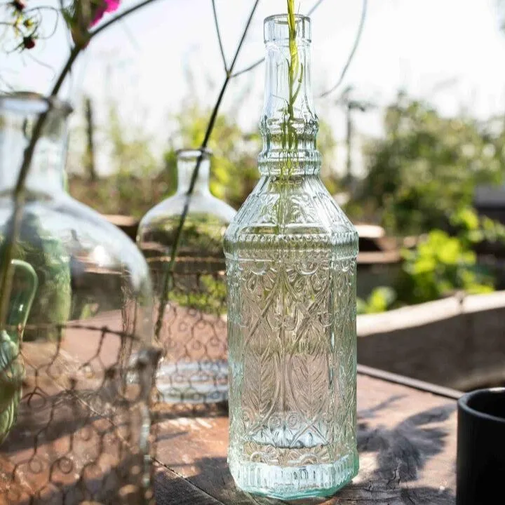 Recycled Glass Bottle with Cork