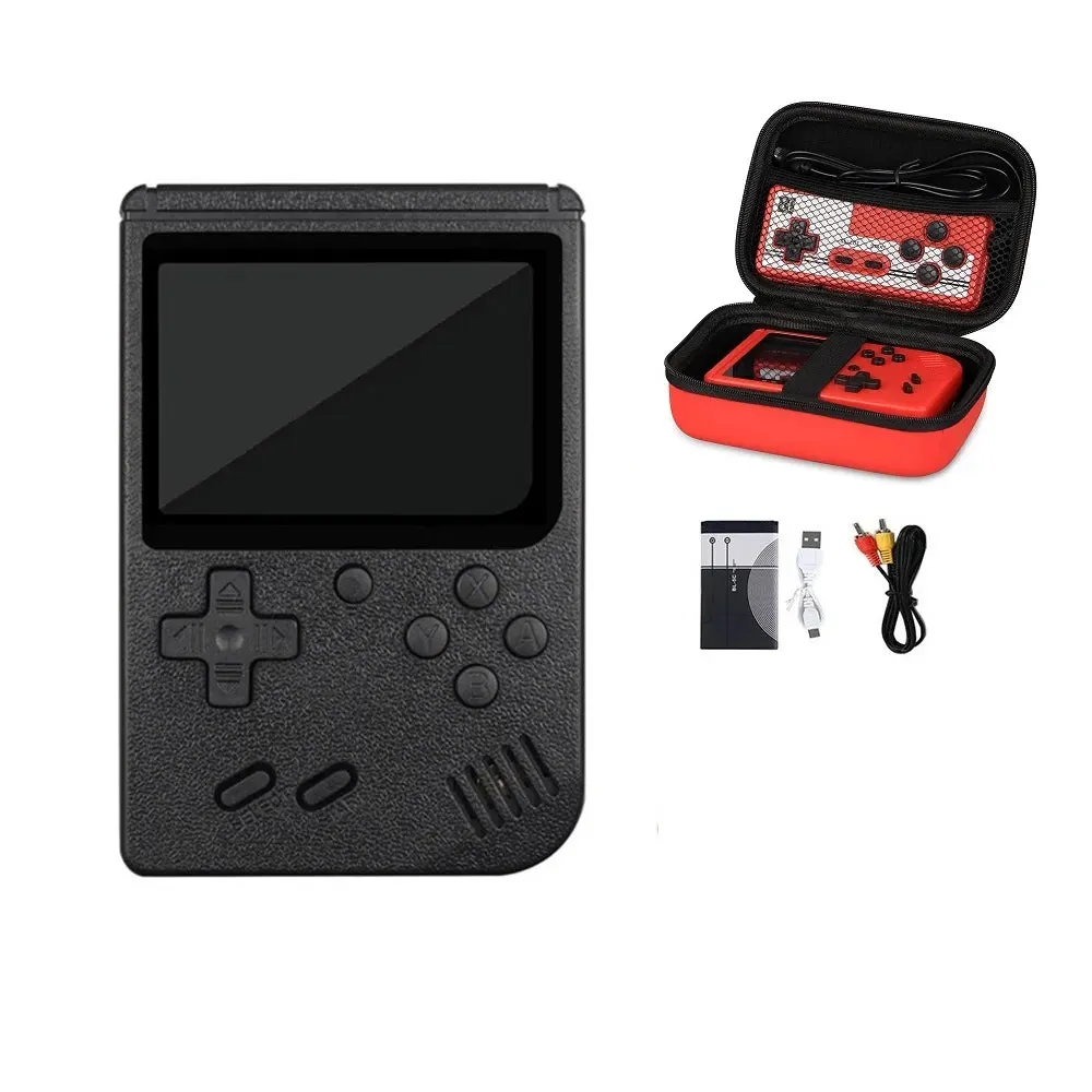 Retro Handheld Game Player With Bag Protection Video Game Console TV AV Out Mini Portable 8 Bit Game Console for Kids Gift