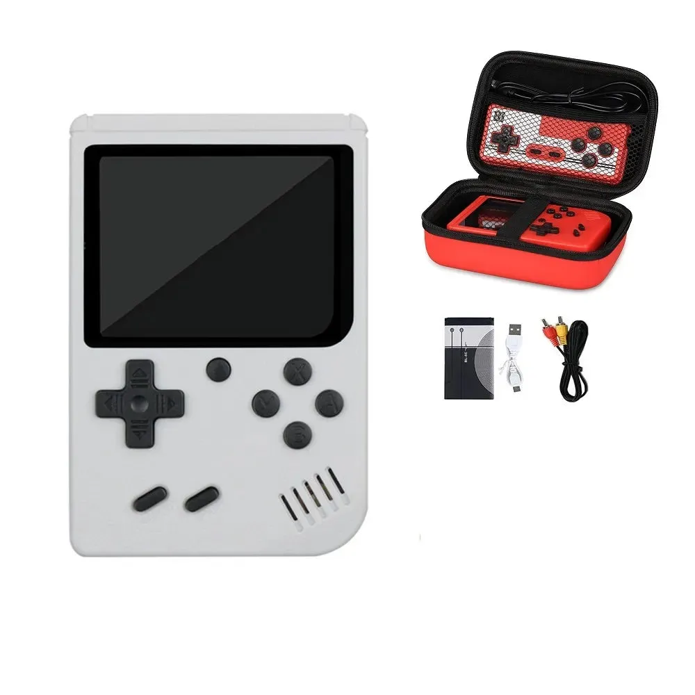 Retro Handheld Game Player With Bag Protection Video Game Console TV AV Out Mini Portable 8 Bit Game Console for Kids Gift