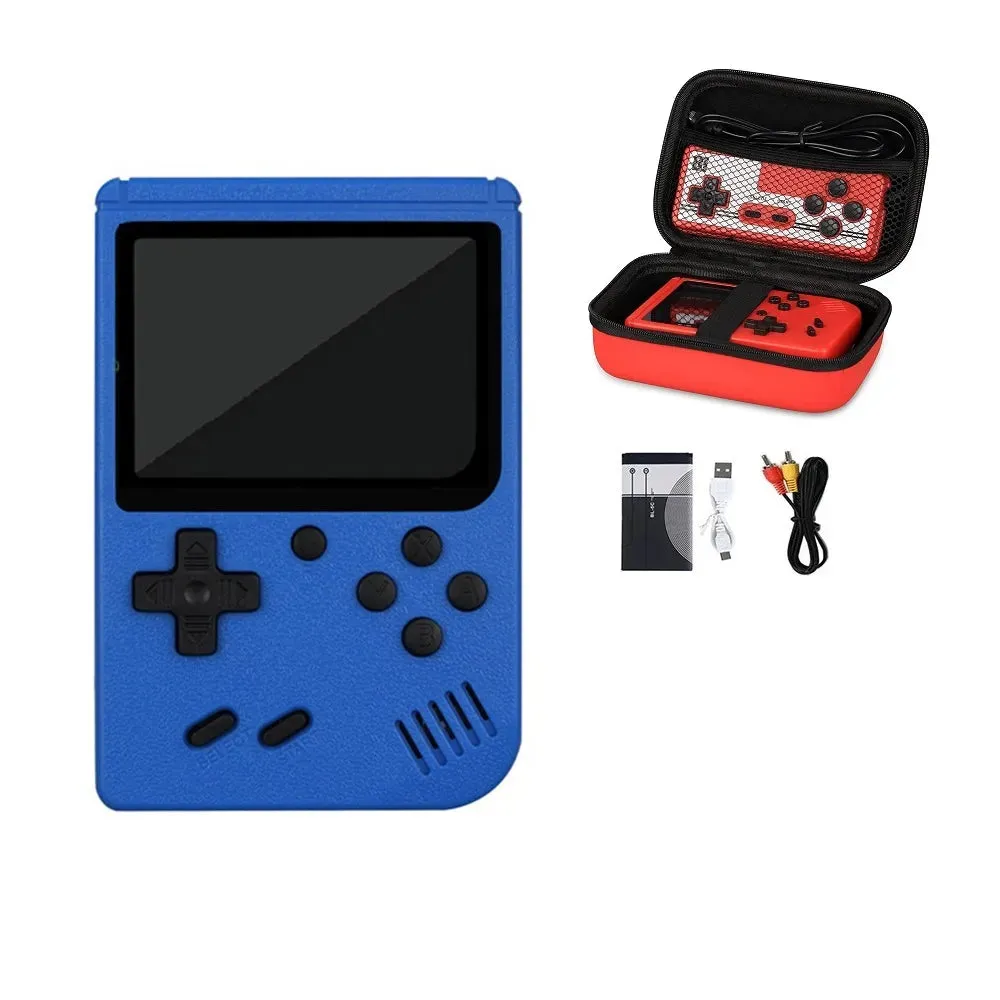 Retro Handheld Game Player With Bag Protection Video Game Console TV AV Out Mini Portable 8 Bit Game Console for Kids Gift