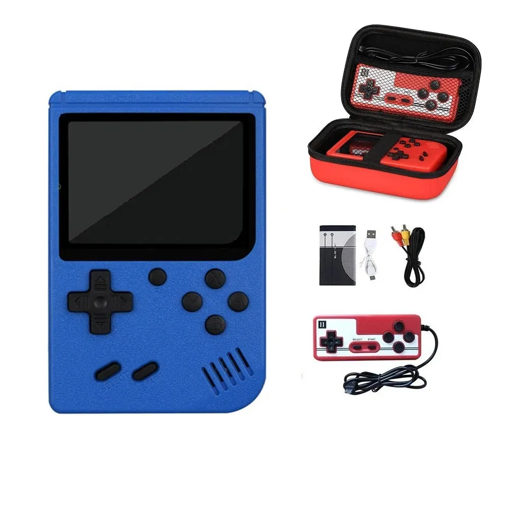 Retro Handheld Game Player With Bag Protection Video Game Console TV AV Out Mini Portable 8 Bit Game Console for Kids Gift