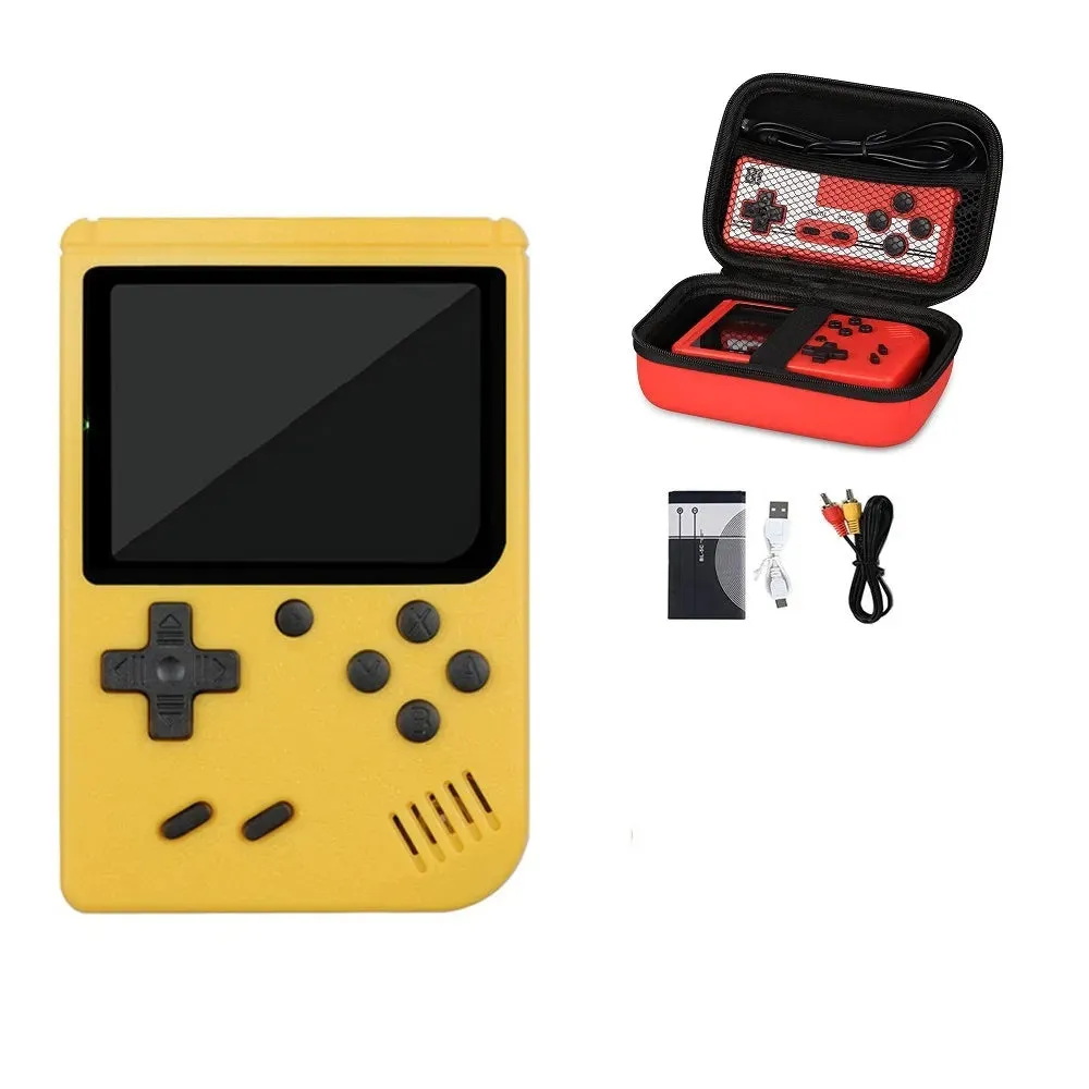 Retro Handheld Game Player With Bag Protection Video Game Console TV AV Out Mini Portable 8 Bit Game Console for Kids Gift