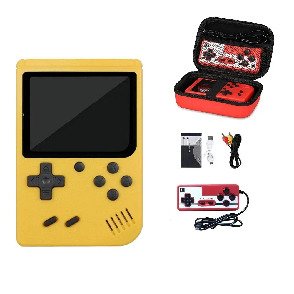 Retro Handheld Game Player With Bag Protection Video Game Console TV AV Out Mini Portable 8 Bit Game Console for Kids Gift