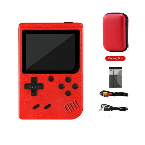 Retro Handheld Game Player With Bag Protection Video Game Console TV