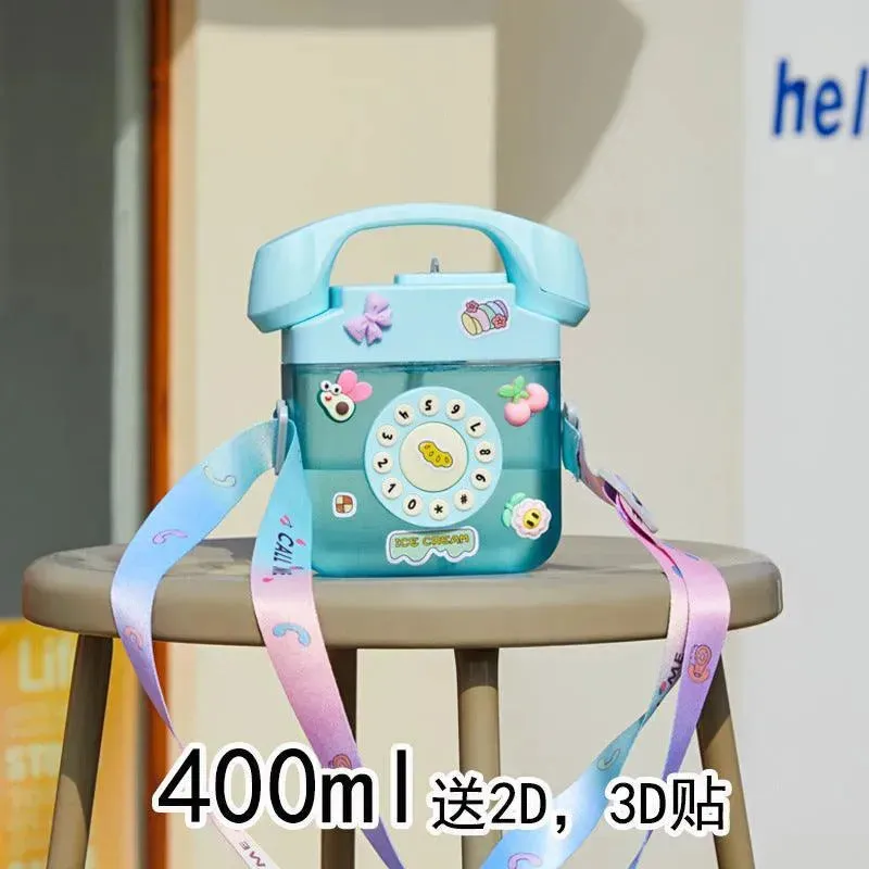 Retro Telephone Bottle For Kids (400 ml)