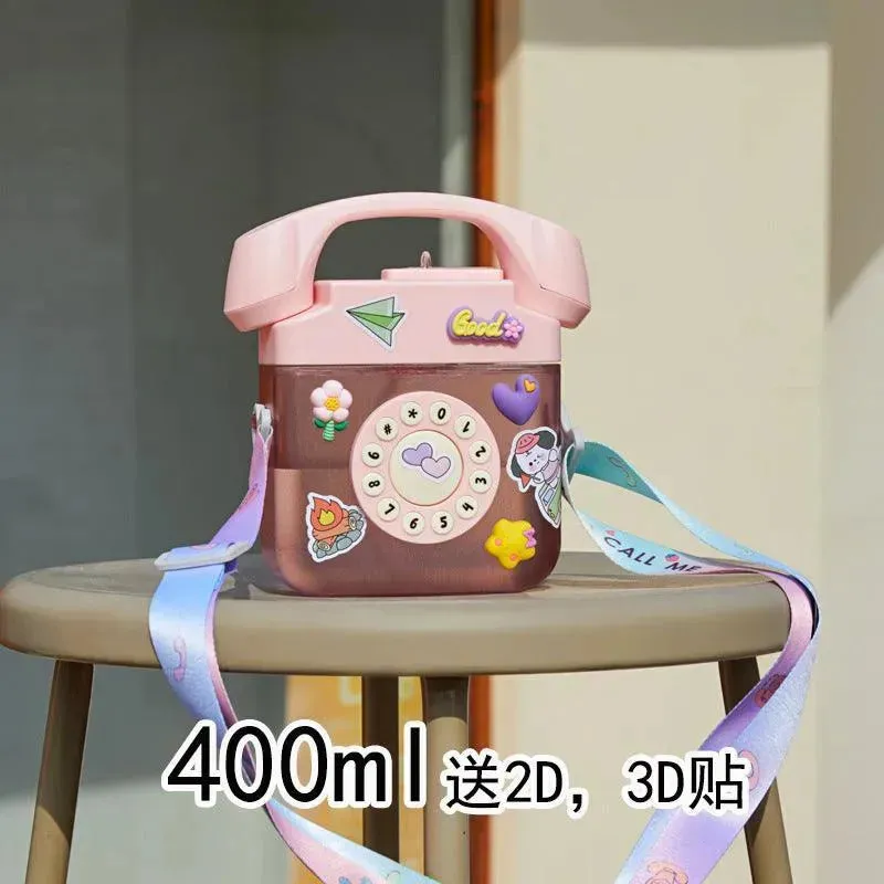 Retro Telephone Bottle For Kids (400 ml)