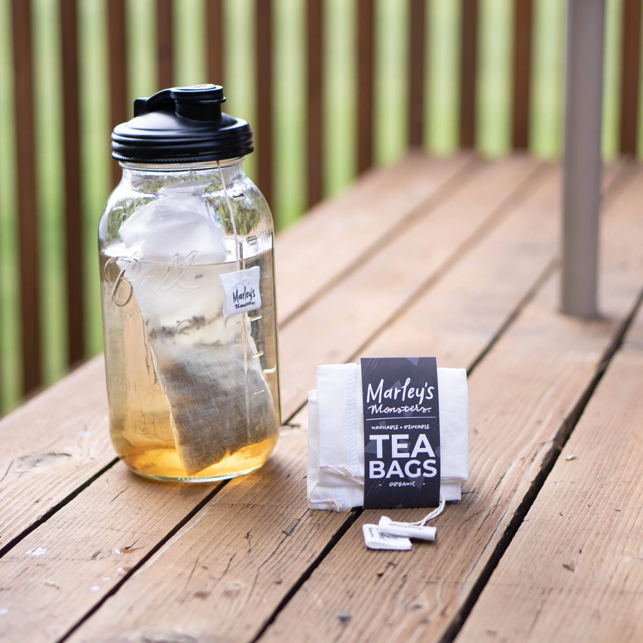 Reusable Sun Tea Bags: Organic Linen