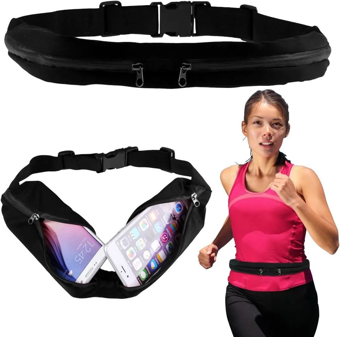 Running Waist Bag - Waist Bag for Hiking, Cycling and Workout