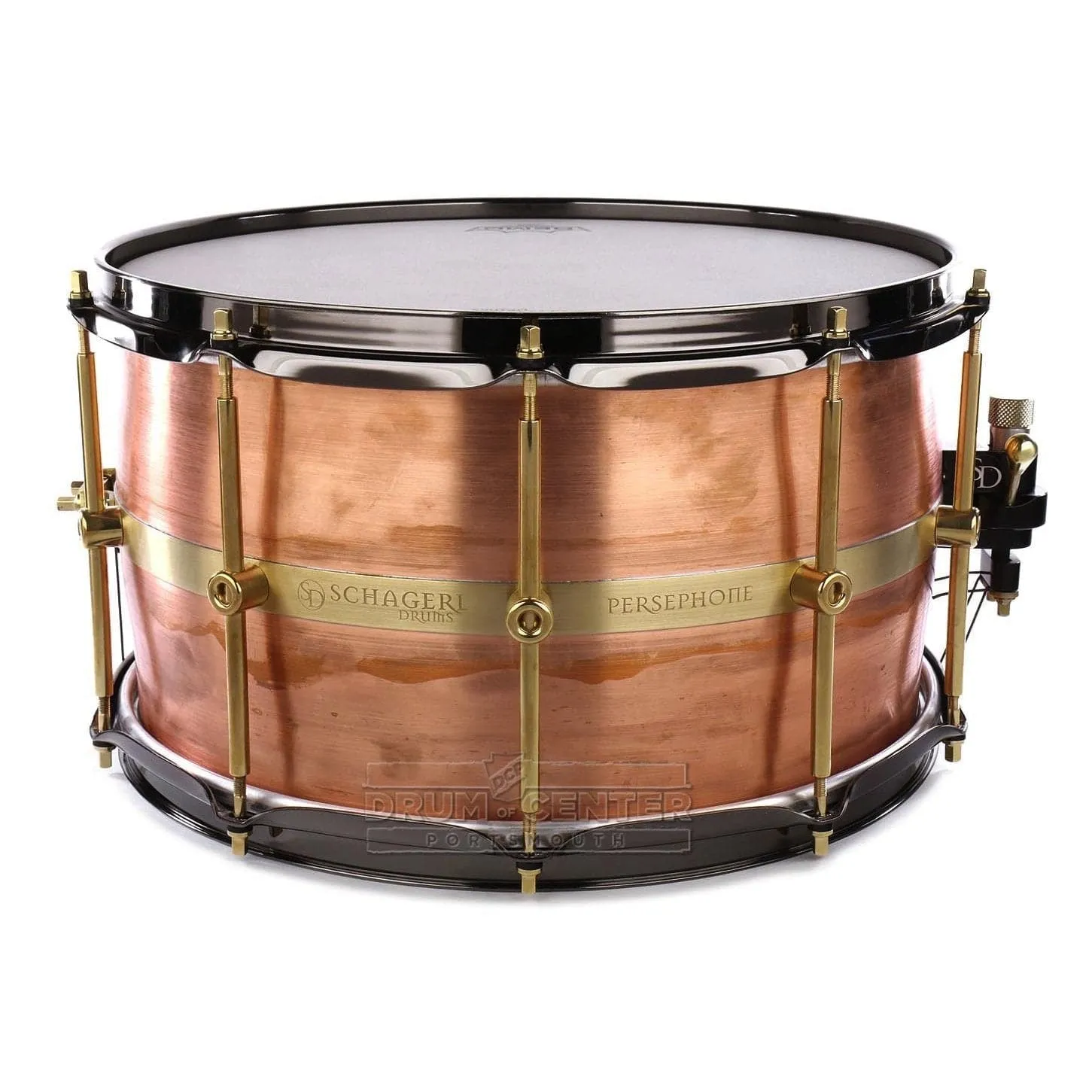 Schagerl Persephone Snare Drum 14x8 Copper Raw