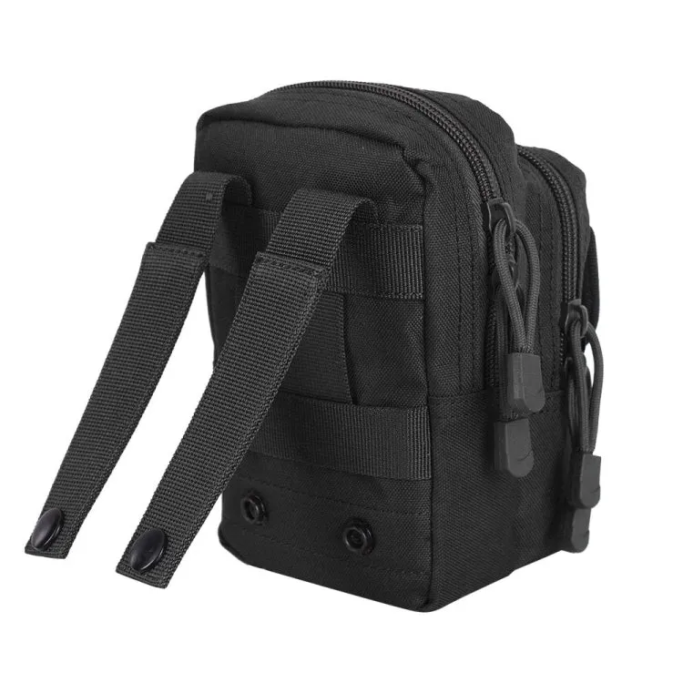 Small Pocket Gadget Belt Waist Bag Phone Bag Holster(Black)