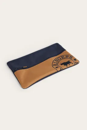 Spencer Pencil Case - Dark Navy/Clay