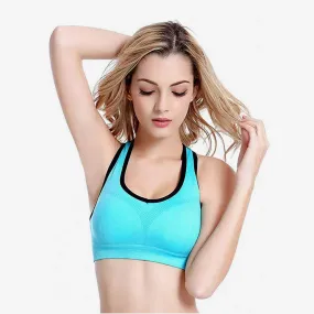 Sports Bra For Yoga - Cyan