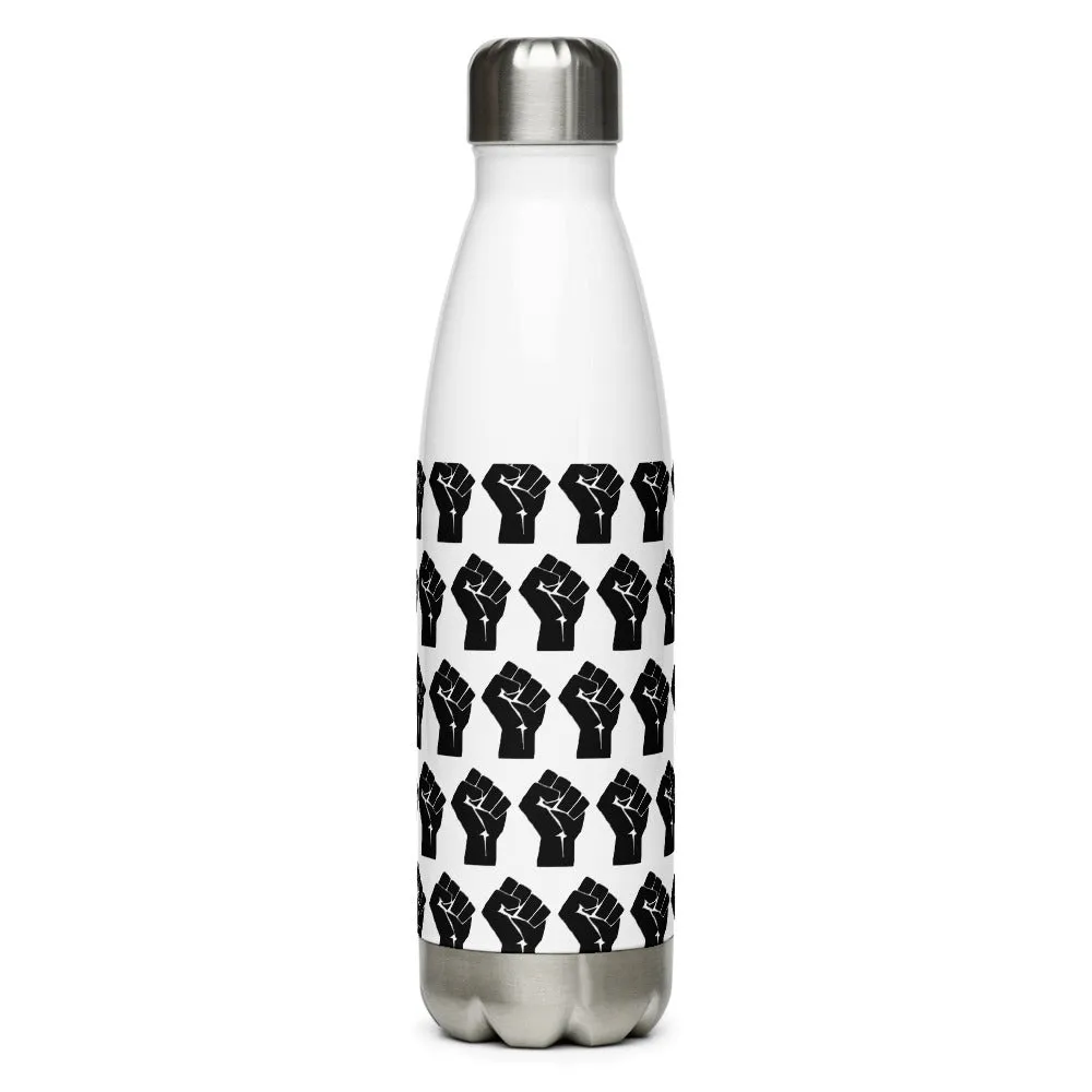 Stainless Steel Water Bottle Raised Fist