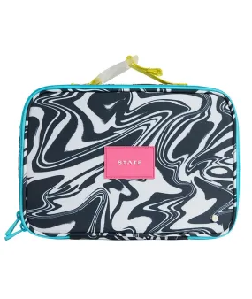 State Bags Rodgers Lunch Box Marbled Print