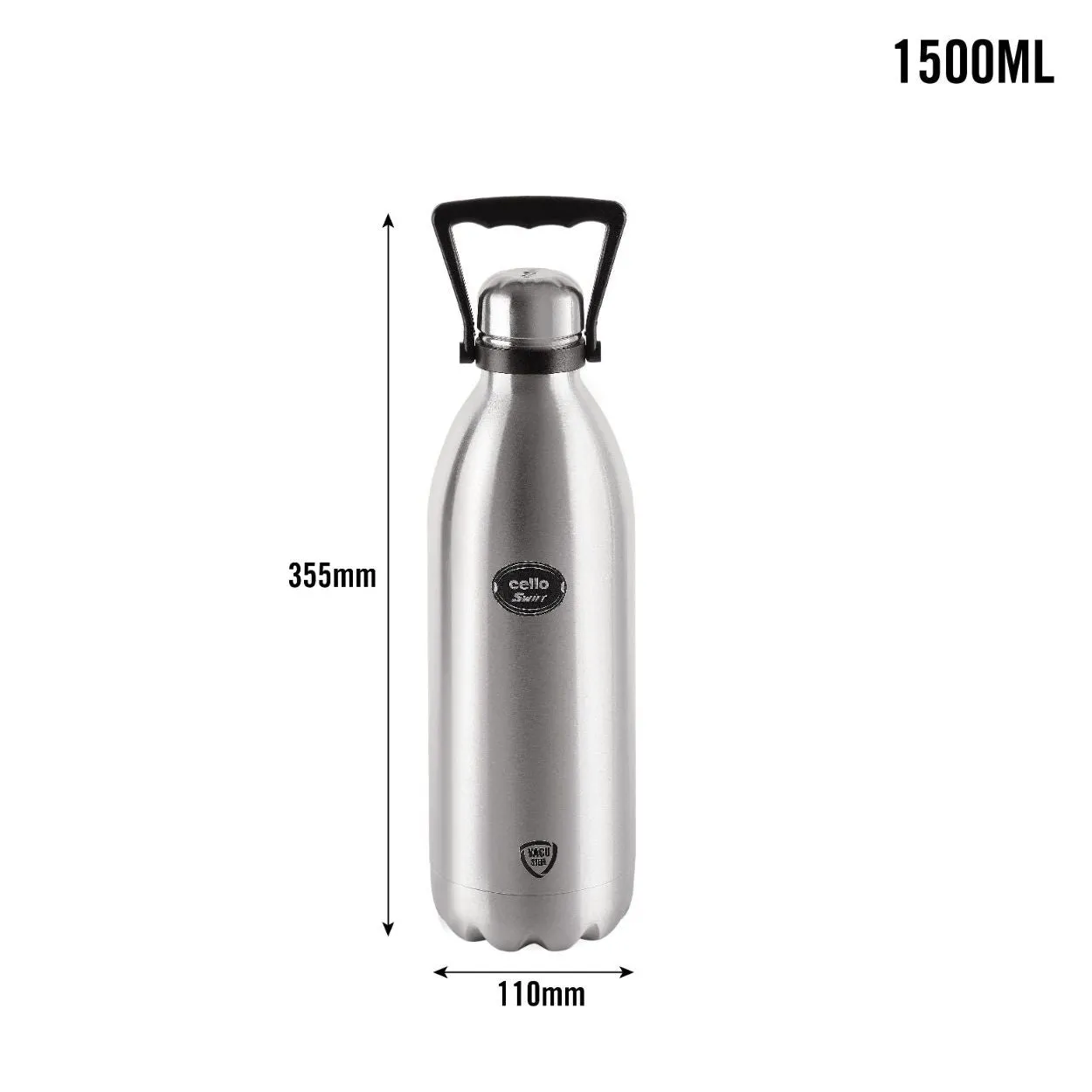 Swift Flask, Vacusteel Water Bottle, 1500ml