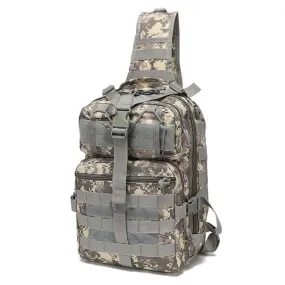 Tactical Military Sling Backpack 15L Shoulder Bag Molle Outdoor