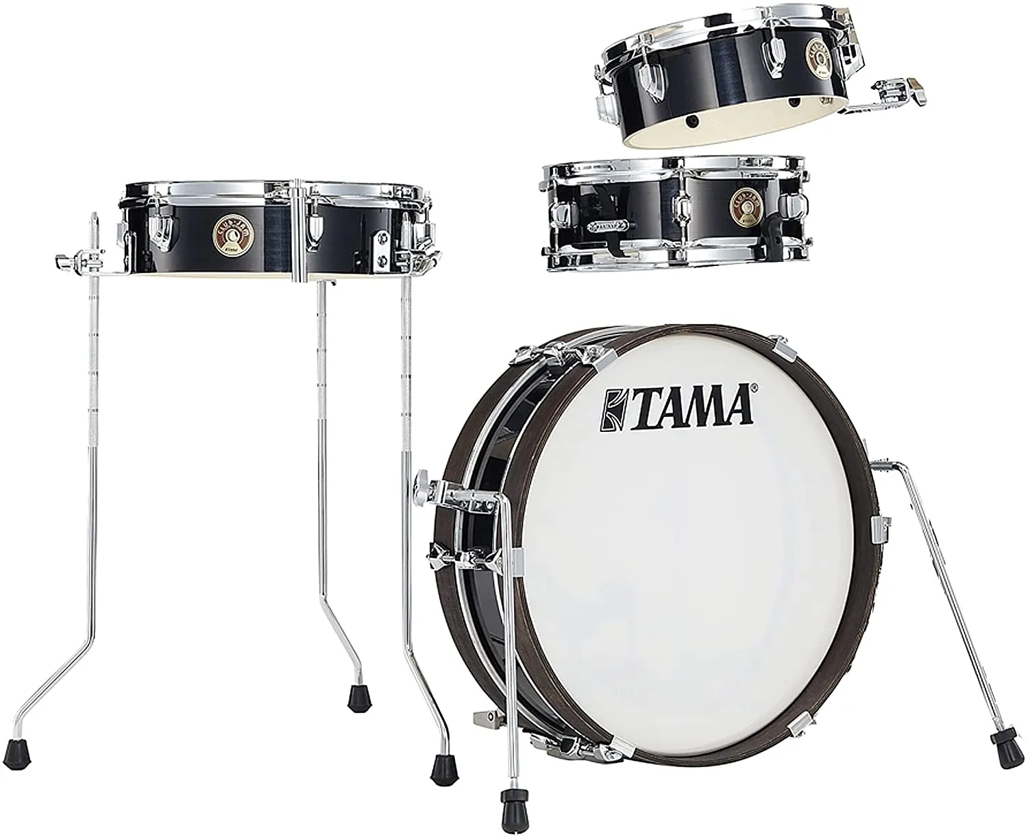 Tama Club Jam Pancake Kit LJK48PHBK - Hairline Black