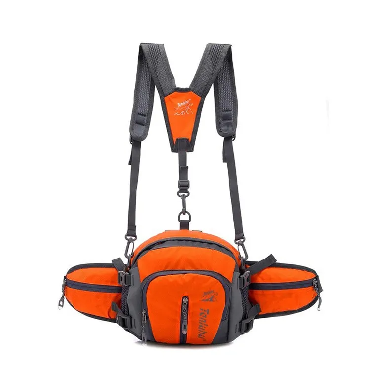 Tanluhu TLH322 Multi-Function Outdoor Waist Bag Hiking Riding Kettle Bag Travel SLR Camera Bag(Orange)