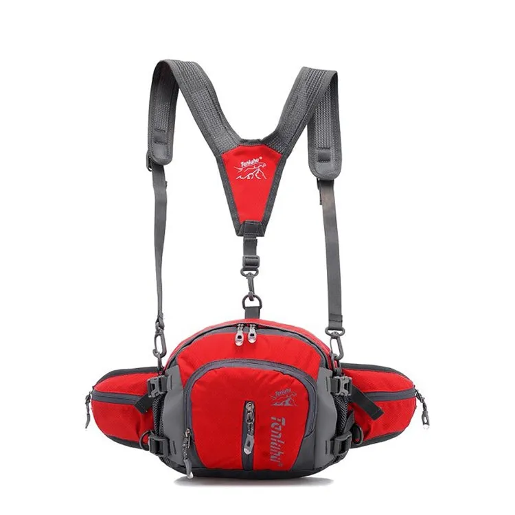 Tanluhu TLH322 Multi-Function Outdoor Waist Bag Hiking Riding Kettle Bag Travel SLR Camera Bag(Red)