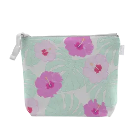 *Tropical Hibiscus Cosmetic Bag, Large