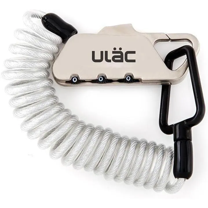 ULAC Piccadilly Carabiner Combo Cable Lock 4mm x 120cm