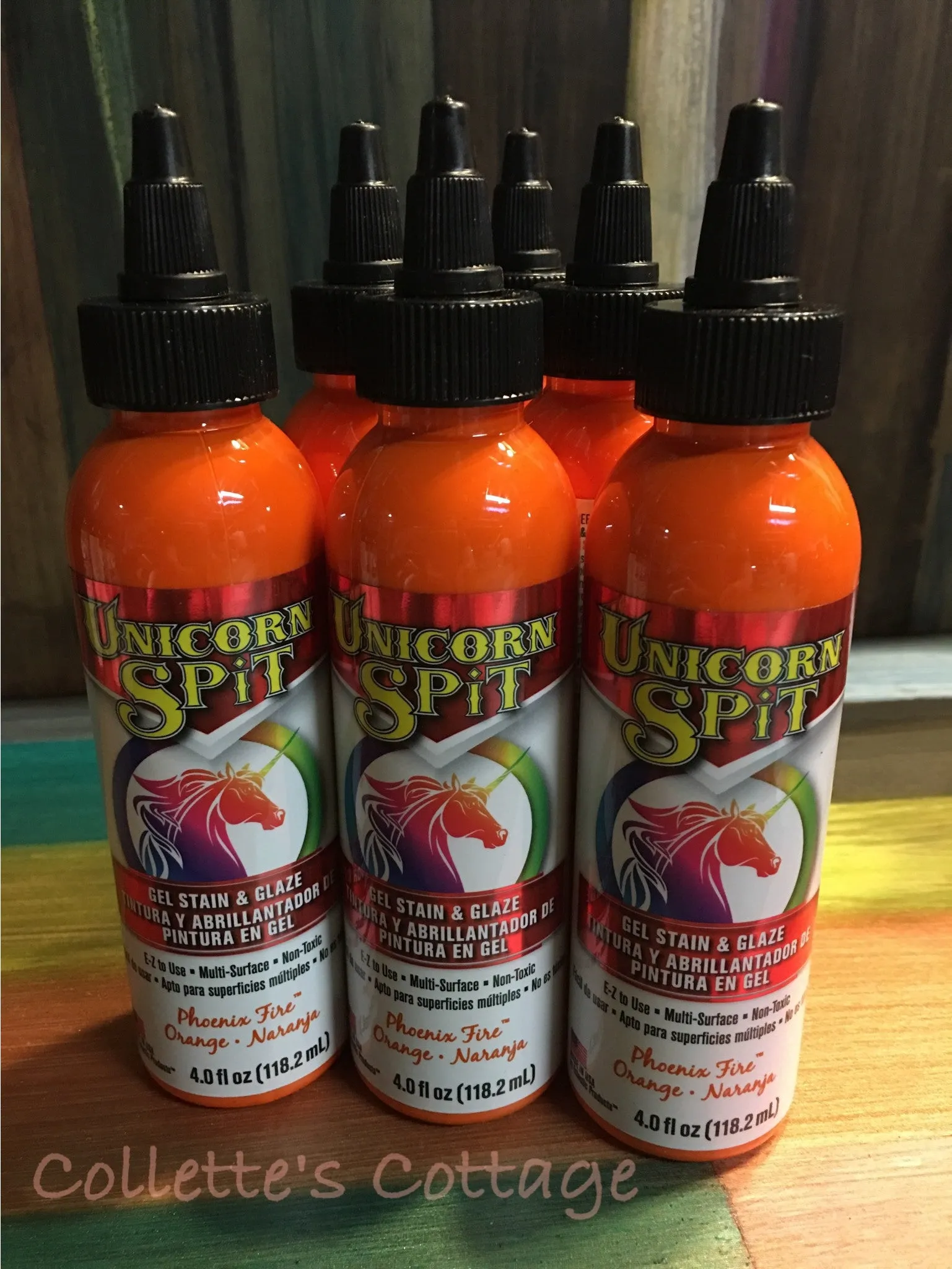 Unicorn SPiT Gel Stain - Phoenix Fire