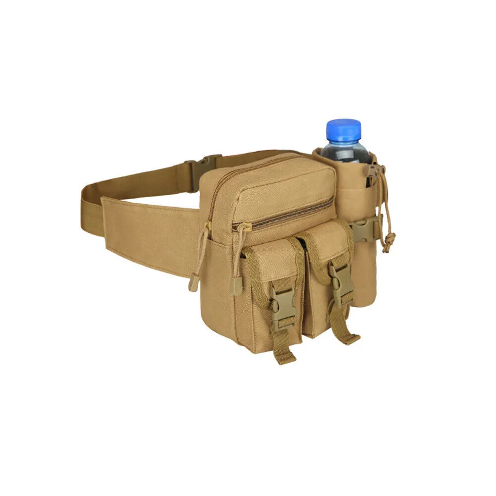 US Outdoor Utility Tactical Waist Fanny Pack Pouch Military Camping Belt Bag