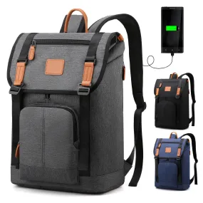 USB Port Anti-theft Business School Rucksack Travel Bag