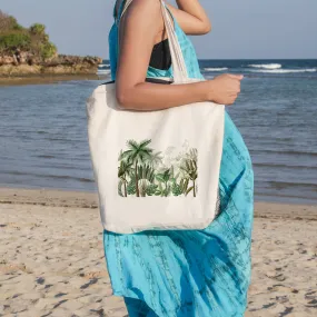 Vintage Tropical Beach Tote