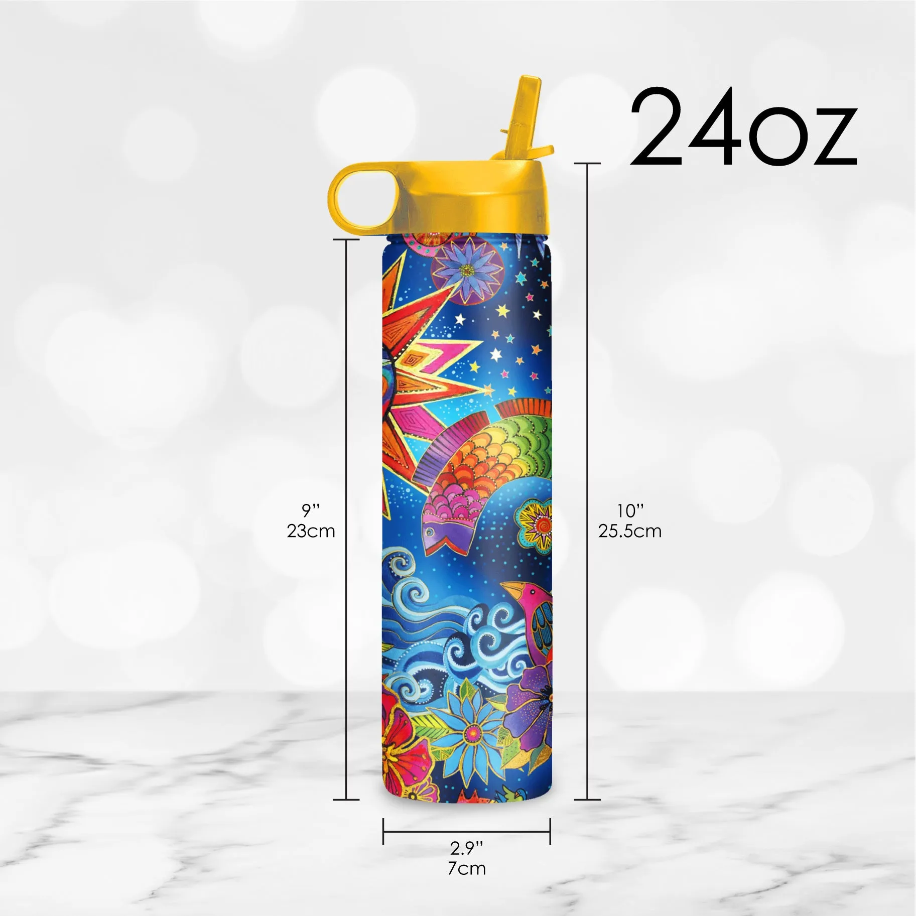 Water Bottle 24oz - LB "Celestial Magic"