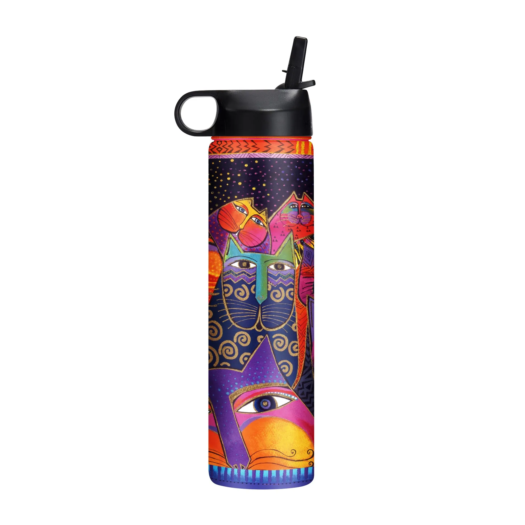 Water Bottle 24oz - LB "Fantasticats"